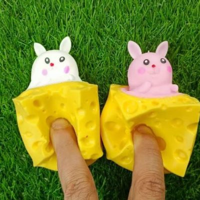 فیجت موش و پنیر بادی رنگی