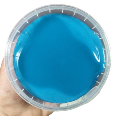 اسلایم کره ای ظرف 300 گرمی رنگ آبی